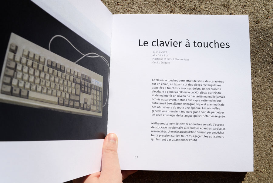 Double-page « Le clavier à touches »